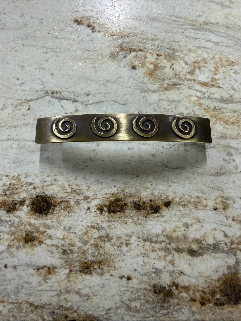 15 pieces of Antique Brass Spiral Drawer Pull for kitchen cabinets